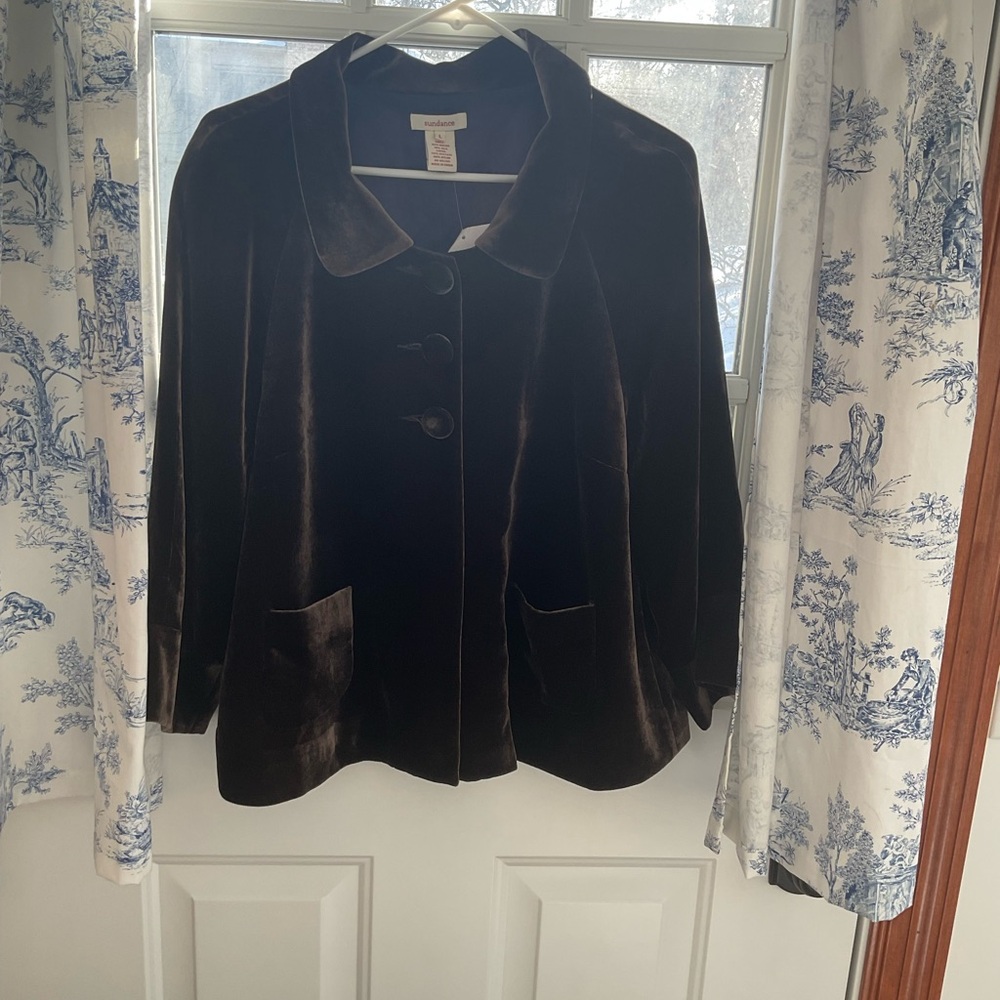 Sundance Brown velvet jacket